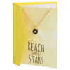 reach for the stars gift card necklace in gold