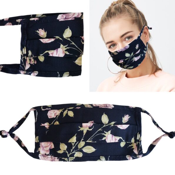 floral mask model